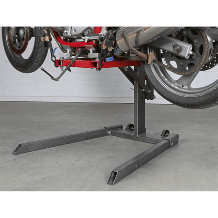 Sealey Single Post Motorcycle Lift 450kg Capacity Model No-MCL500