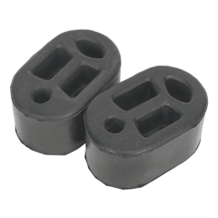 Sealey Exhaust Mounting Rubbers L70 x D45 x H37 (Pack of 2) Model No-EX01