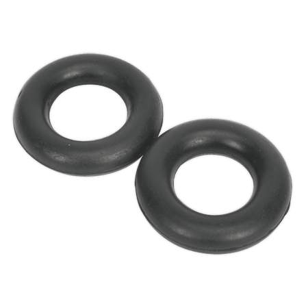 Sealey Exhaust Mounting Rubbers - L59 x W59 x D13.5 (Pack of 2) Model No-EX04