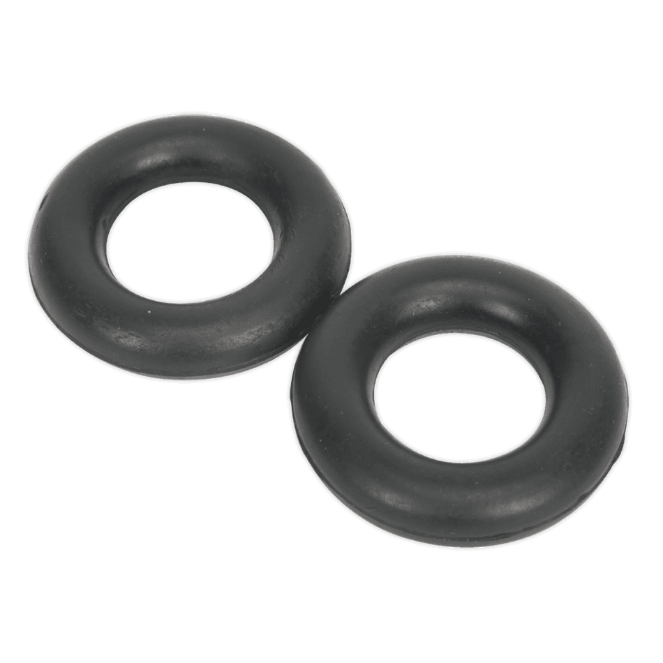Sealey Exhaust Mounting Rubbers - L59 x W59 x D13.5 (Pack of 2) Model No-EX04