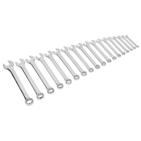 Sealey Combination Spanner Set 18pc Model No-S01052