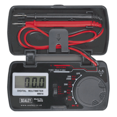 Sealey Pocket Multimeter Model No-MM18