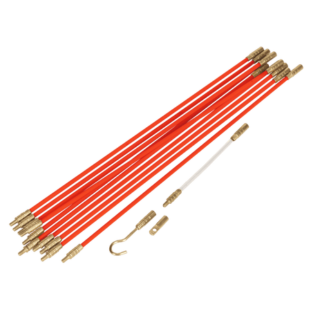 Sealey Mole Pole Pro Cable Management Tool 12pc 3.2mtr Model No-VS8181