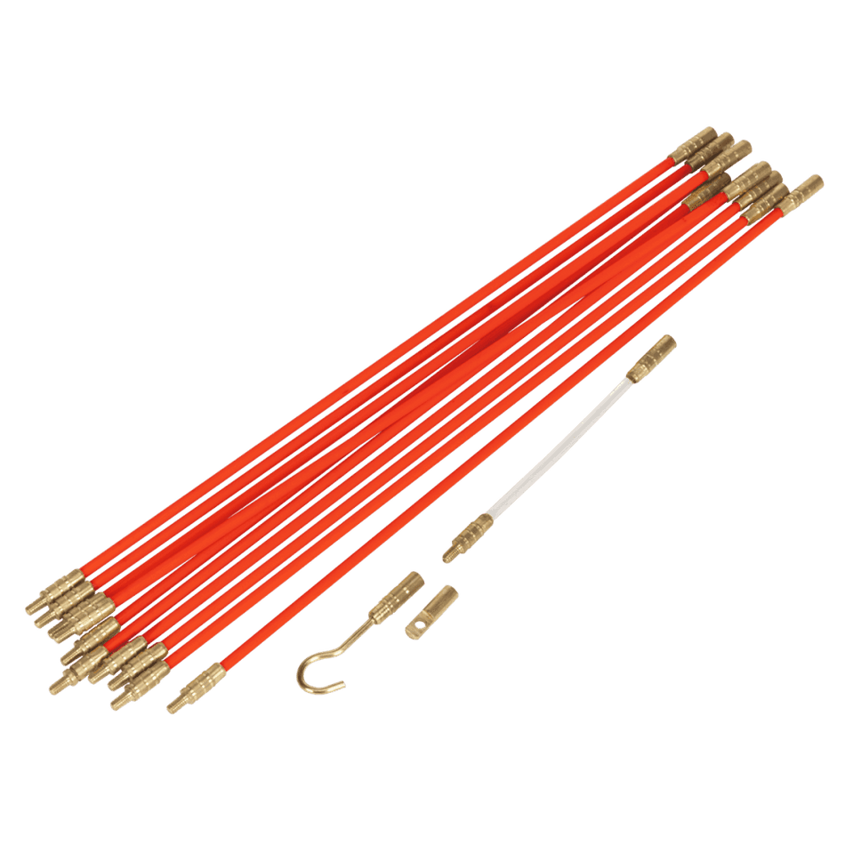 Sealey Mole Pole Pro Cable Management Tool 12pc 3.2mtr Model No-VS8181