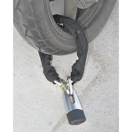 Sealey Motorcycle Chain & Disc Lock 10.5 x 10.5 x 900mm 4* ART Approved Model No-CLA109DL