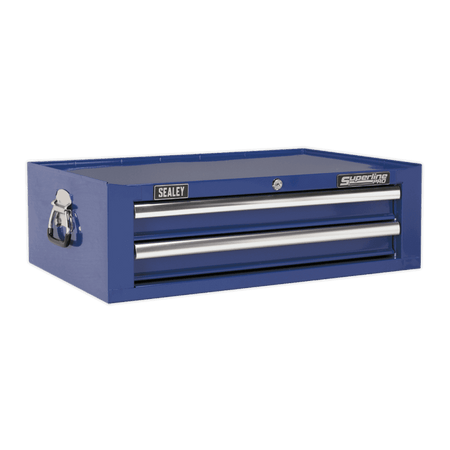 Sealey Add-On Chest 2 Drawer with Ball Bearing Runners - Blue Model No-AP26029TC