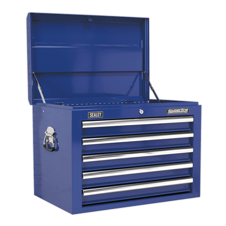 Sealey Topchest 5 Drawer with Ball Bearing Runners - Blue Model No-AP26059TC