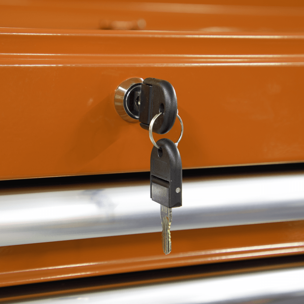 Sealey Topchest 5 Drawer with Ball Bearing Runners - Orange Model No-AP26059TO