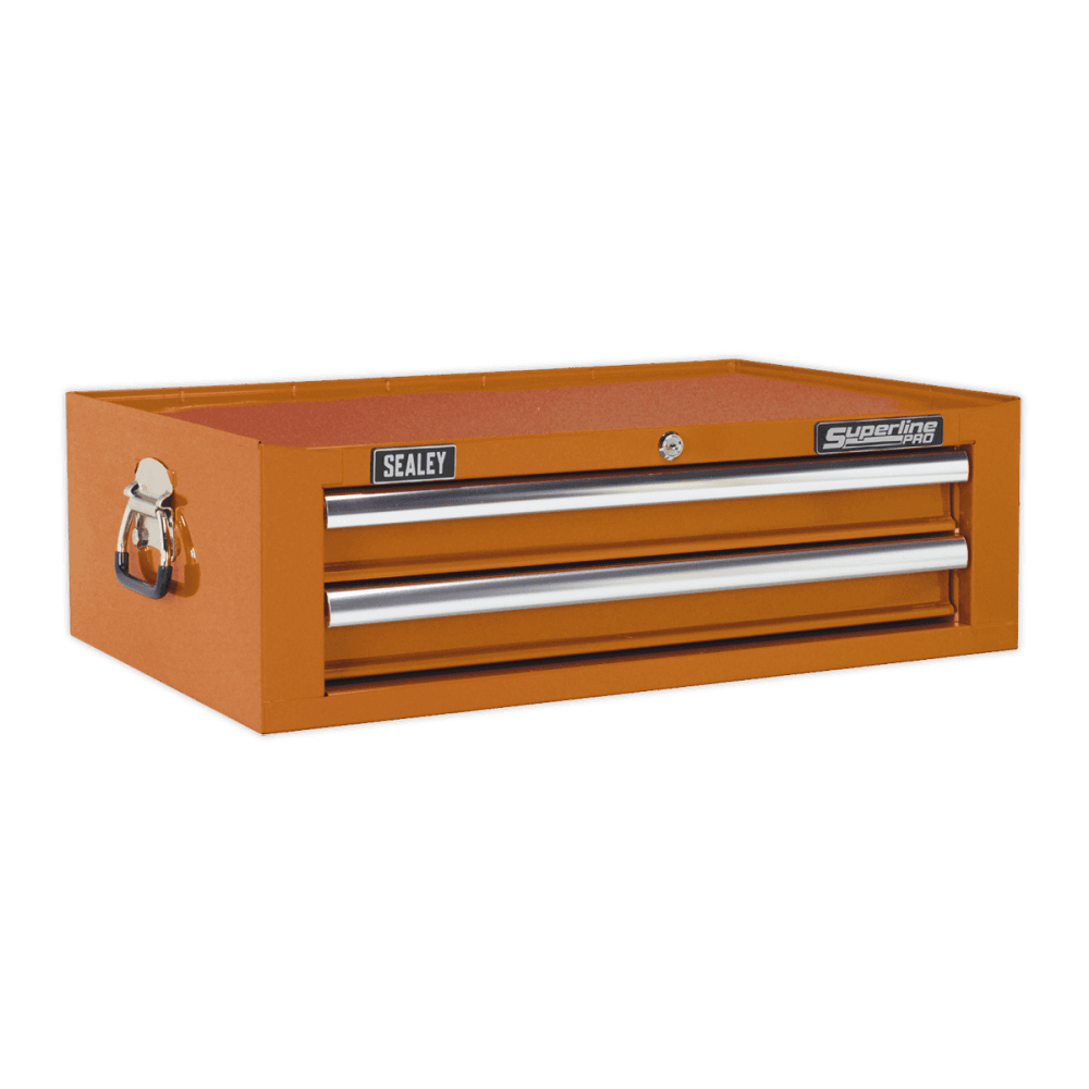 Sealey Add-On Chest 2 Drawer with Ball Bearing Runners - Orange Model No-AP26029TO