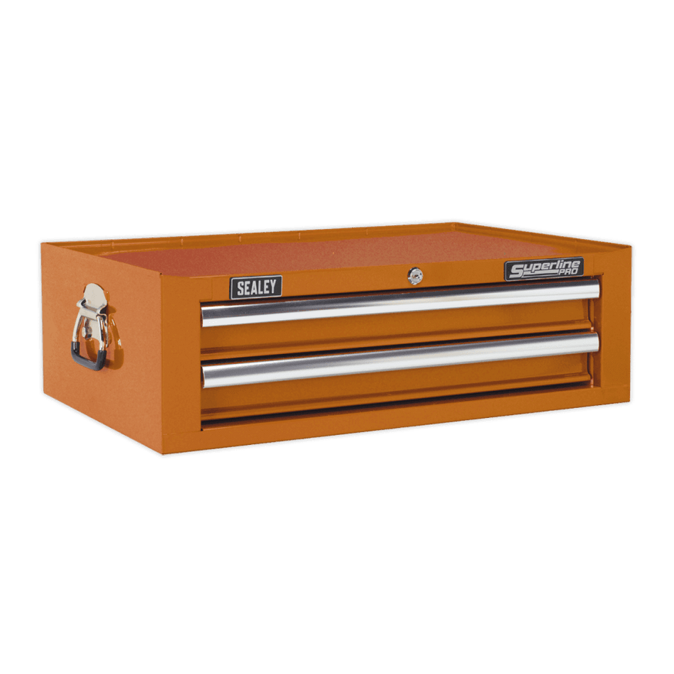 Sealey Add-On Chest 2 Drawer with Ball Bearing Runners - Orange Model No-AP26029TO