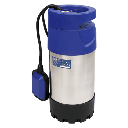 Sealey Submersible Stainless Water Pump Automatic 92ltr/min 40mtr Head 230V Model No-WPS92A