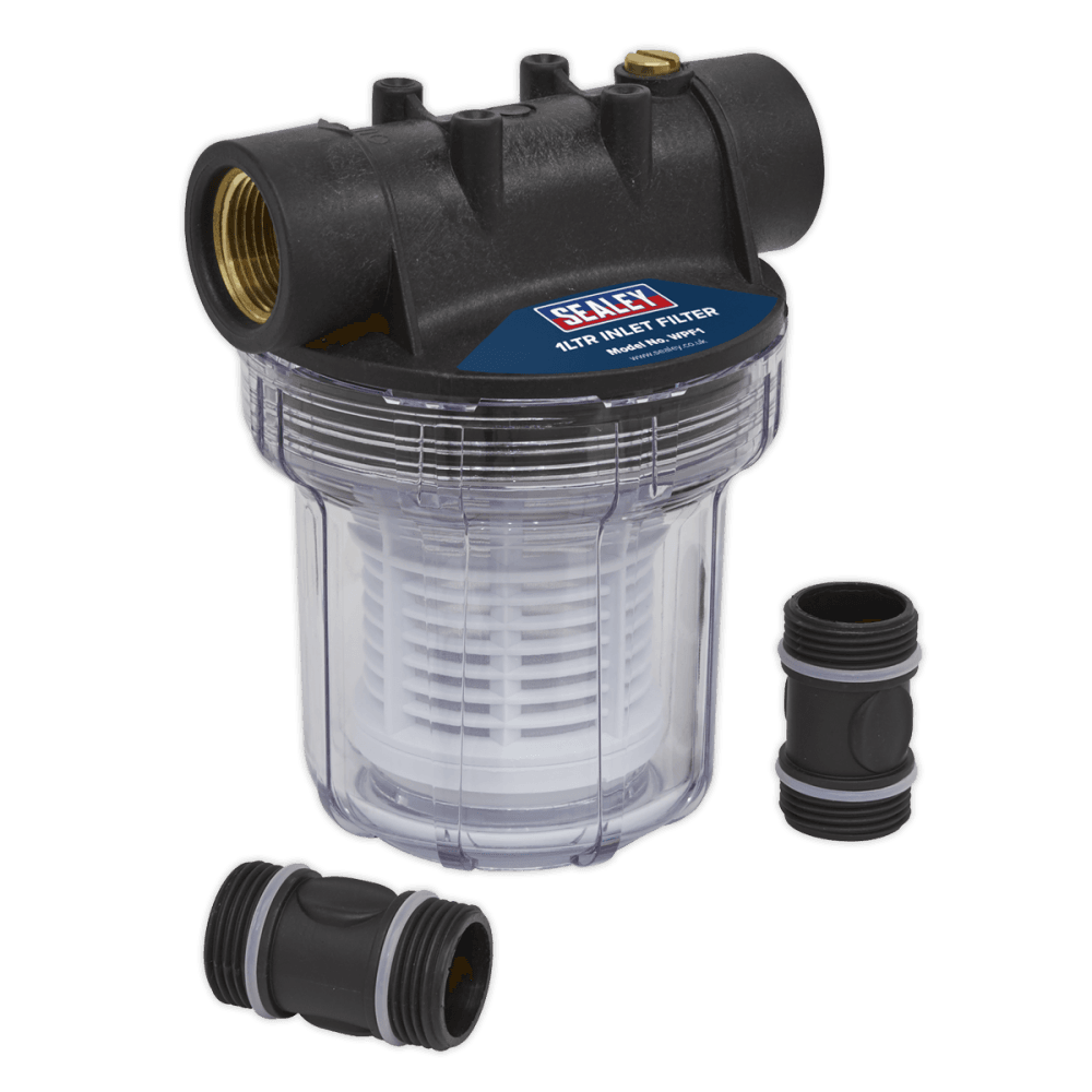 Sealey Inlet Filter for Surface Mounting Pumps 1ltr Model No-WPF1