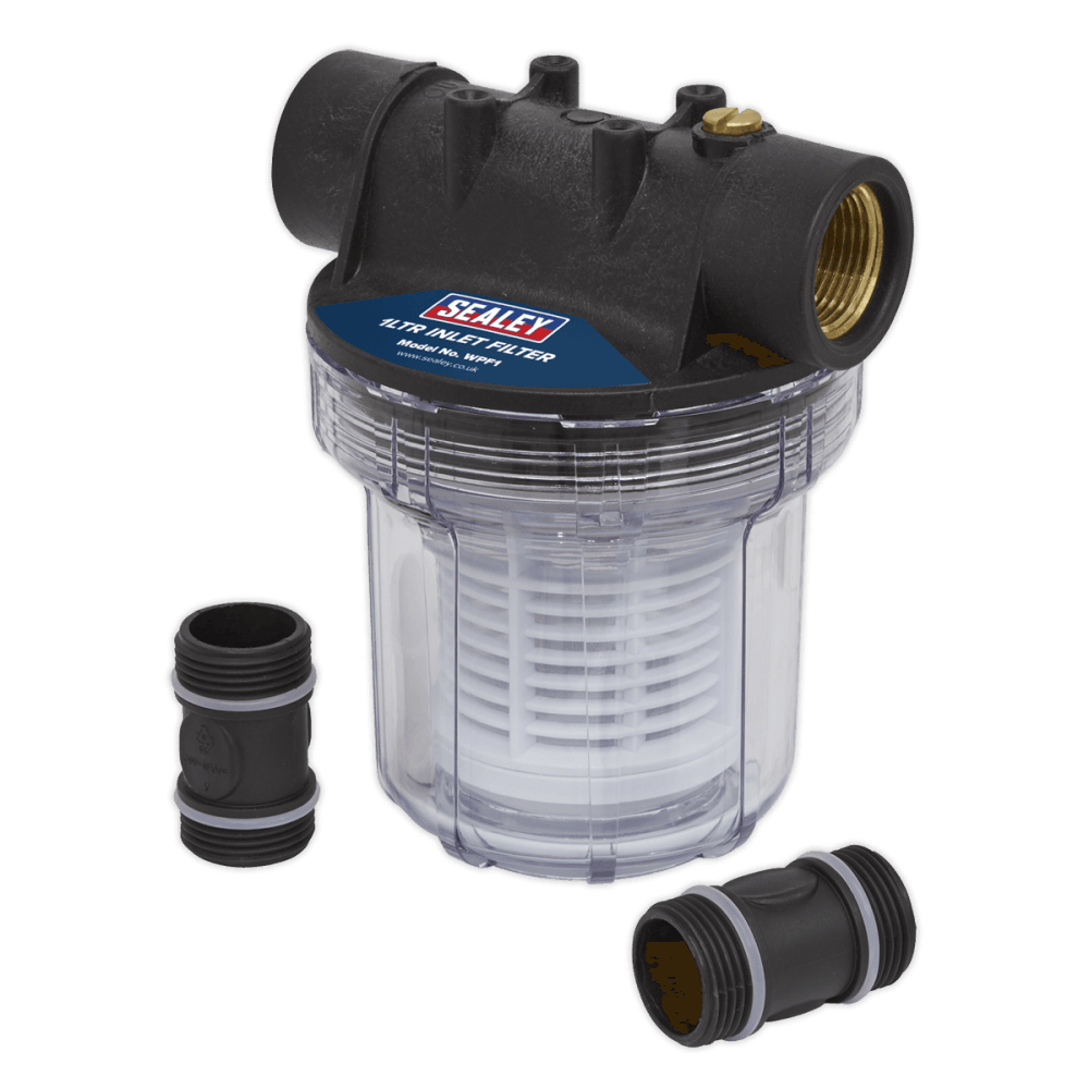 Sealey Inlet Filter for Surface Mounting Pumps 1ltr Model No-WPF1