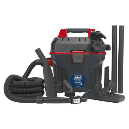 Sealey Garage Vacuum 1500W with Remote Control - Wall Mounting Model No-GV180WM