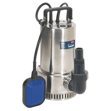 Sealey Submersible Stainless Water Pump Automatic 250ltr/min 230V Model No-WPS250A