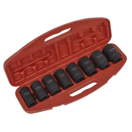 Sealey Impact Socket Set 8pc Deep 3/4"Sq Drive Metric Model No-AK885