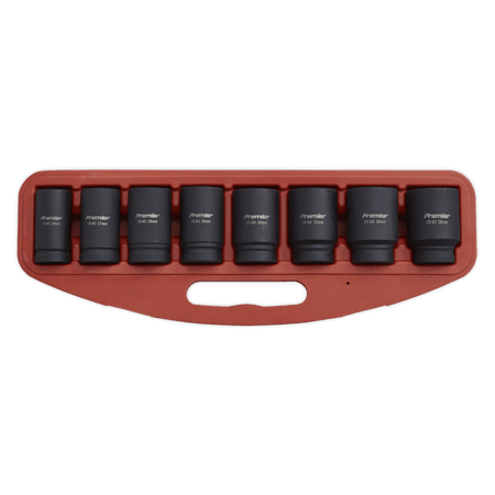 Sealey Impact Socket Set 8pc Deep 3/4"Sq Drive Metric Model No-AK885