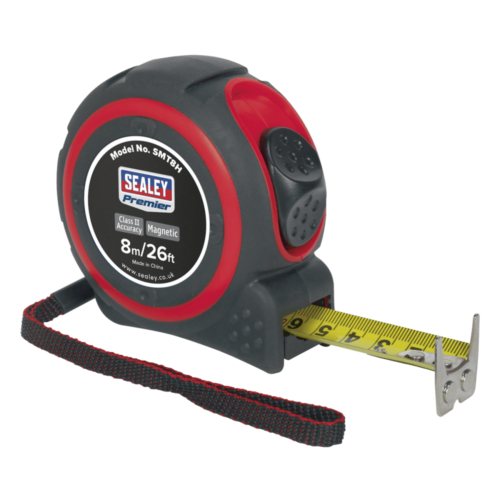Sealey Heavy-Duty Measuring Tape 8mtr(26ft) Model No-SMT8H