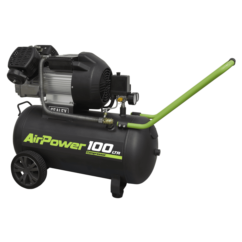 Sealey Compressor 100ltr V-Twin Direct Drive 3hp Model No-SAC10030VE