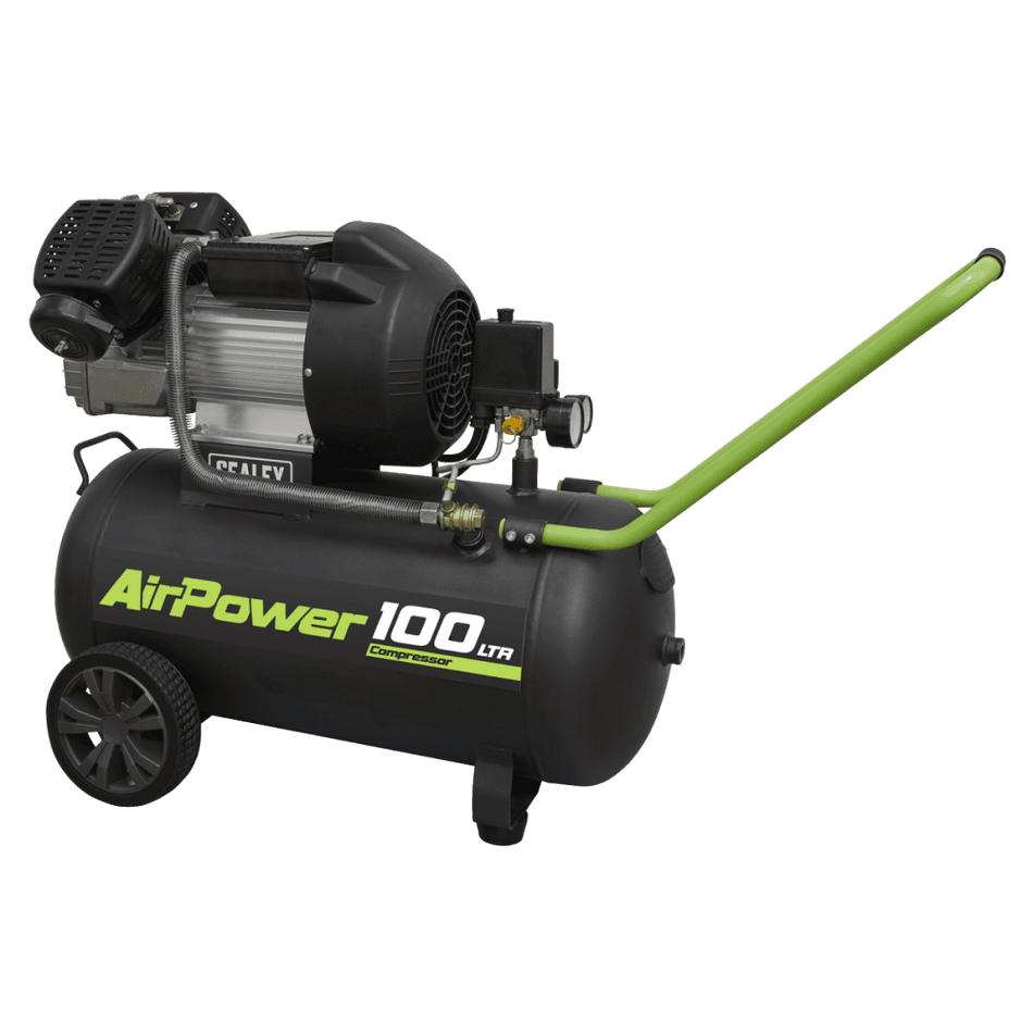 Sealey Compressor 100ltr V-Twin Direct Drive 3hp Model No-SAC10030VE