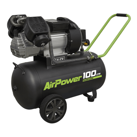 Sealey Compressor 100ltr V-Twin Direct Drive 3hp Model No-SAC10030VE