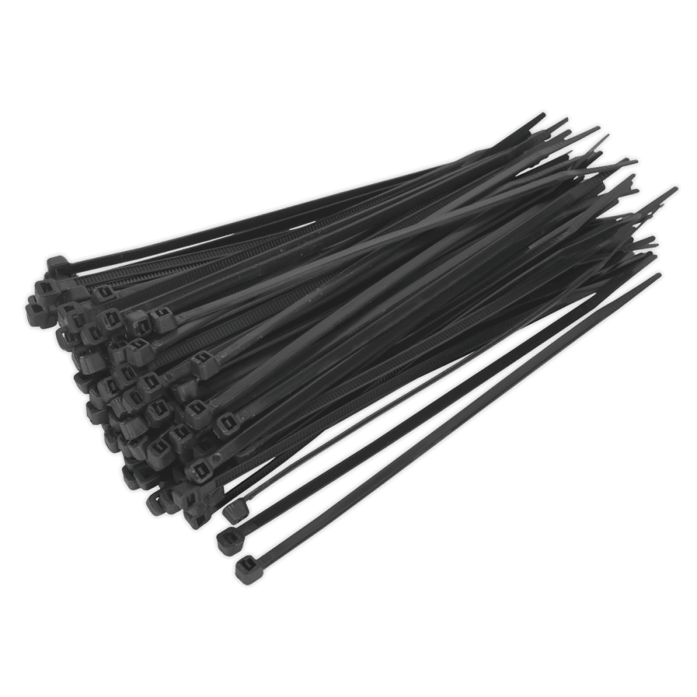 Sealey Cable Ties 150 x 3.6mm Black Pack of 100 Model No-CT15036P100