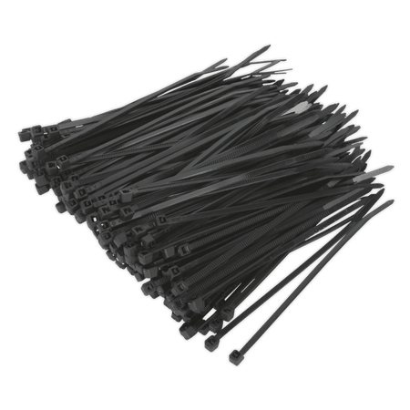 Sealey Cable Ties 100 x 2.5mm Black Pack of 200 Model No-CT10025P200