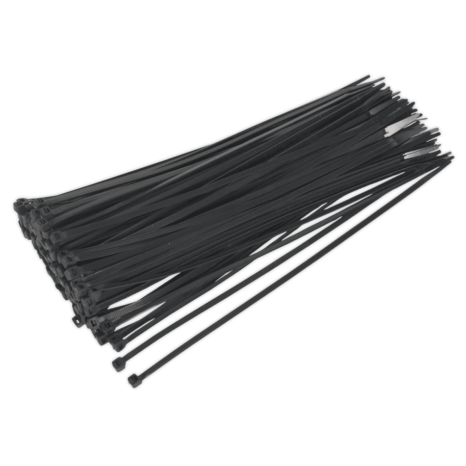 Sealey Cable Ties 300 x 4.8mm Black Pack of 100 Model No-CT30048P100