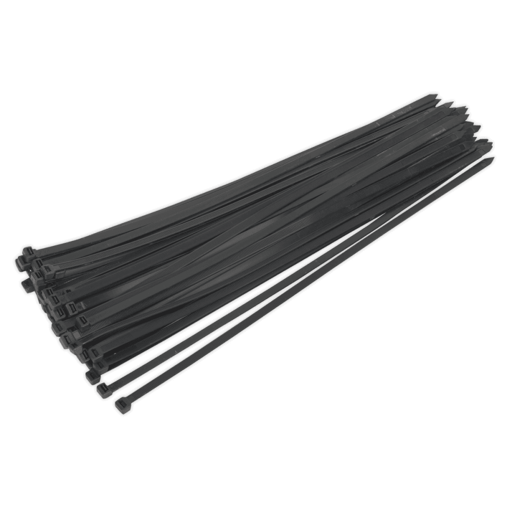 Sealey Cable Ties 650 x 12mm Black Pack of 50 Model No-CT65012P50