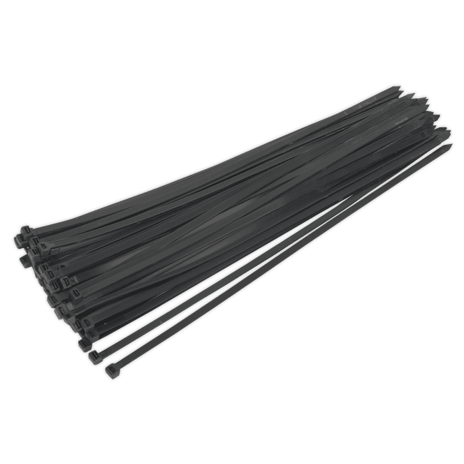 Sealey Cable Ties 650 x 12mm Black Pack of 50 Model No-CT65012P50