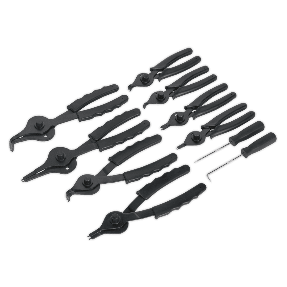 Sealey Circlip Pliers Set 10pc Internal/External Model No-S01064