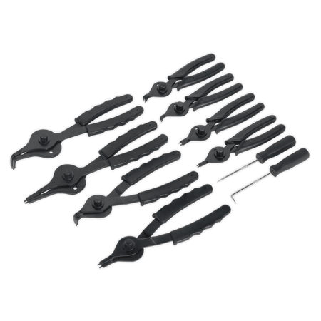 Sealey Circlip Pliers Set 10pc Internal/External Model No-S01064