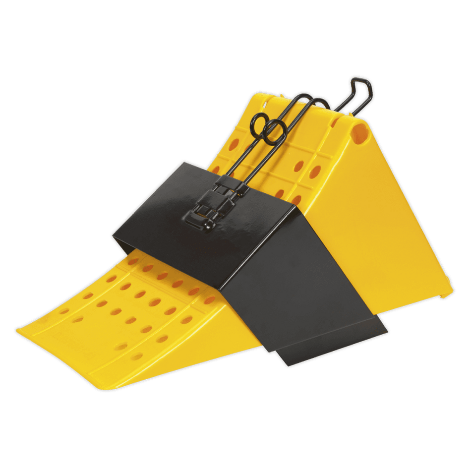 Sealey HGV Wheel Chock with Bracket Single Model No-CV127