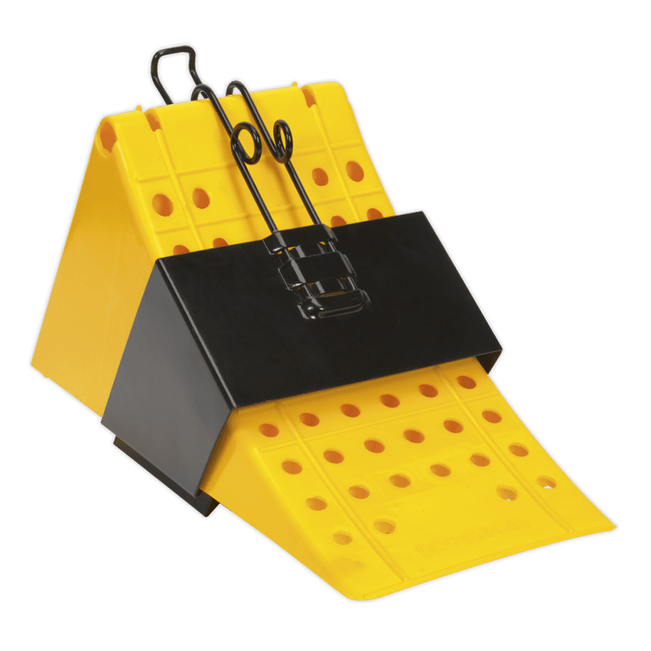 Sealey HGV Wheel Chock with Bracket Single Model No-CV127
