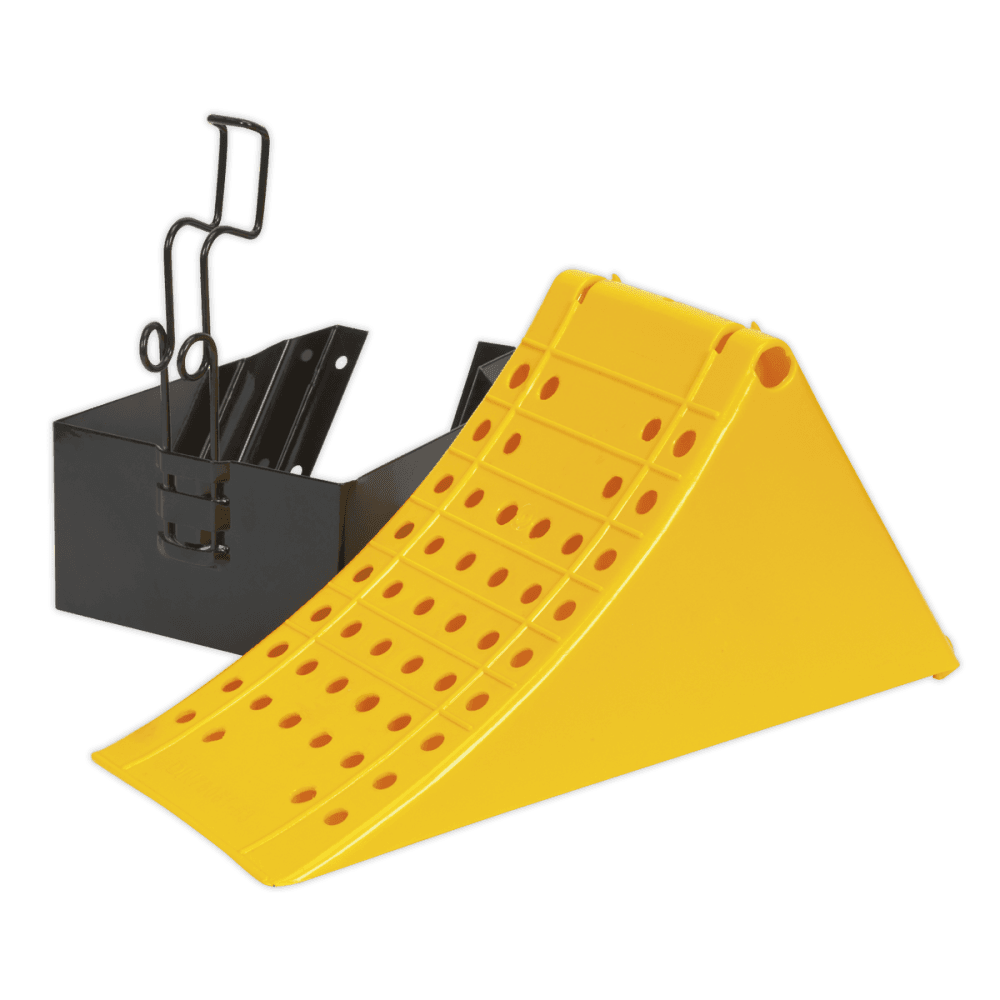 Sealey HGV Wheel Chock with Bracket Single Model No-CV127