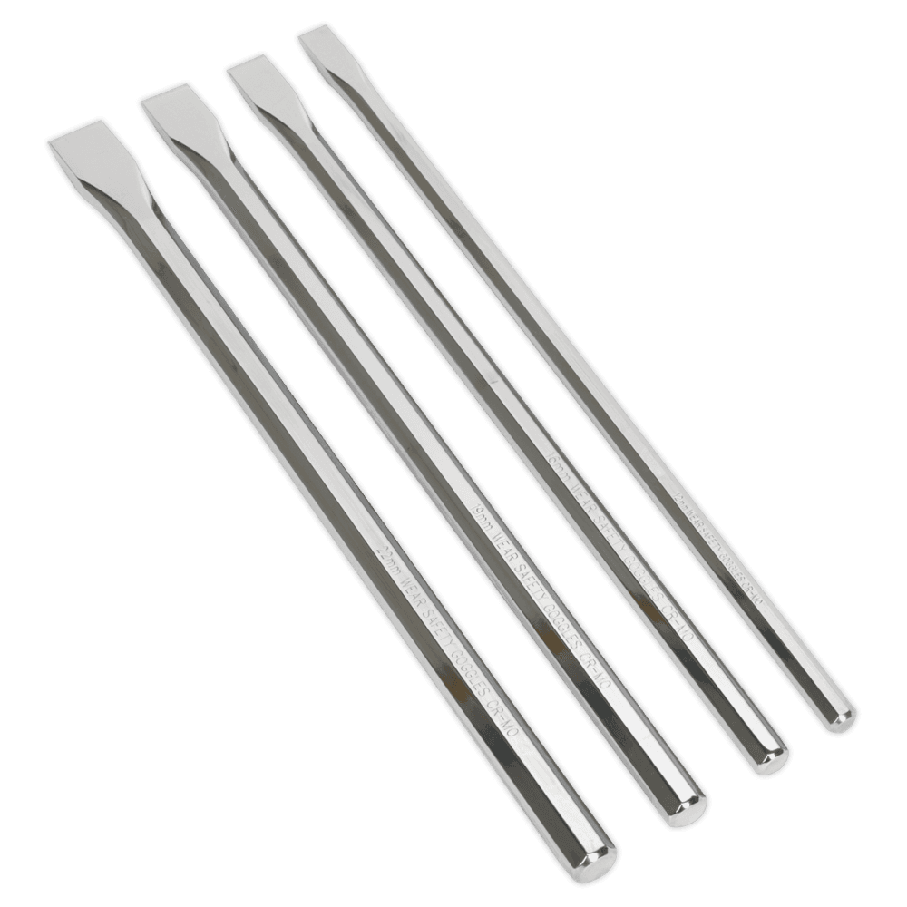 Sealey Chisel Set 4pc Extra Long Model No-AK9148