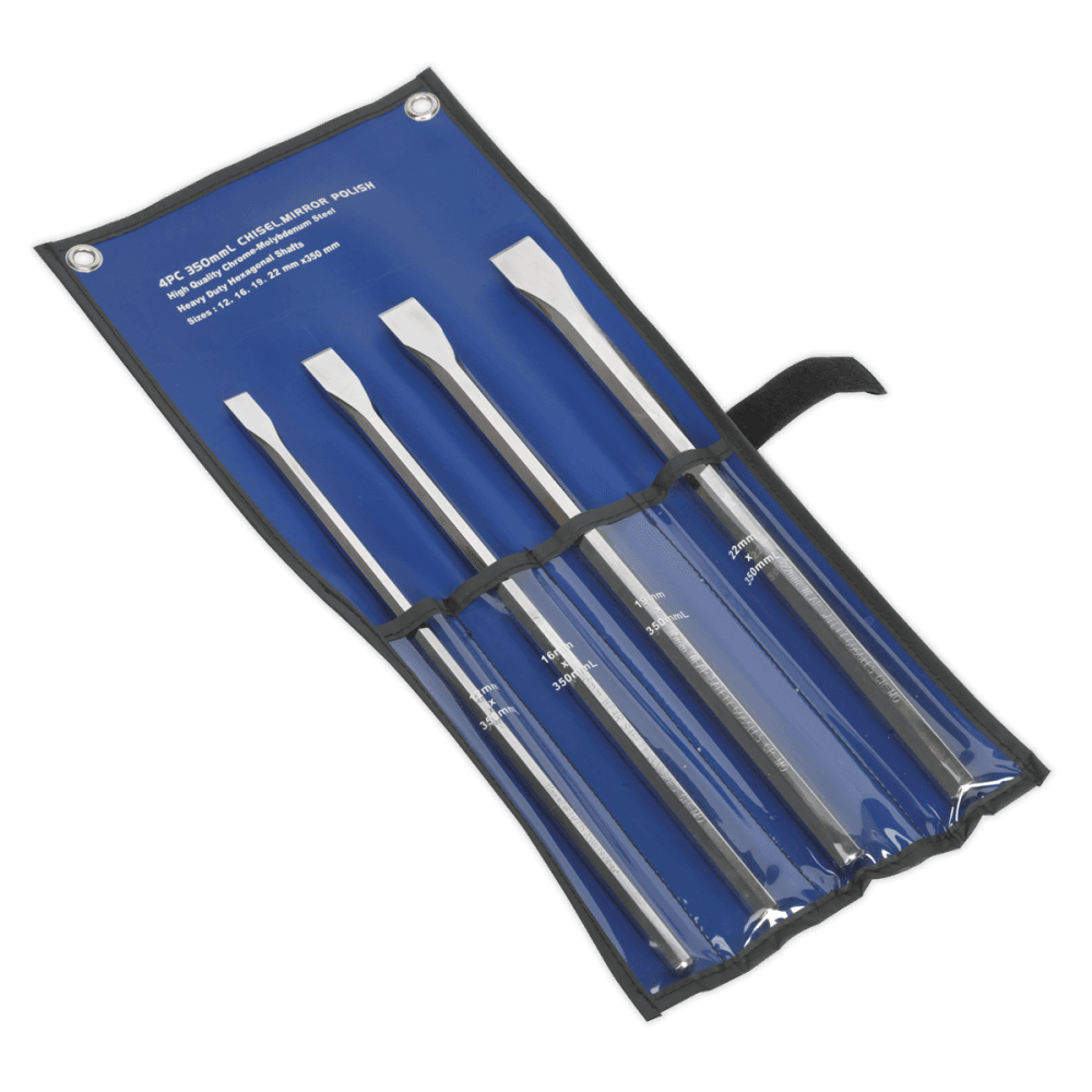 Sealey Chisel Set 4pc Extra Long Model No-AK9148