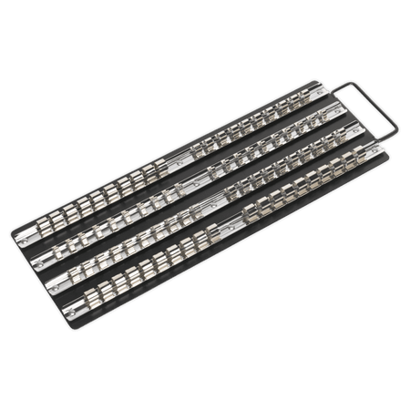 Sealey Socket Rail Tray Black 1/4", 3/8" & 1/2"Sq Drive Model No-AK271B