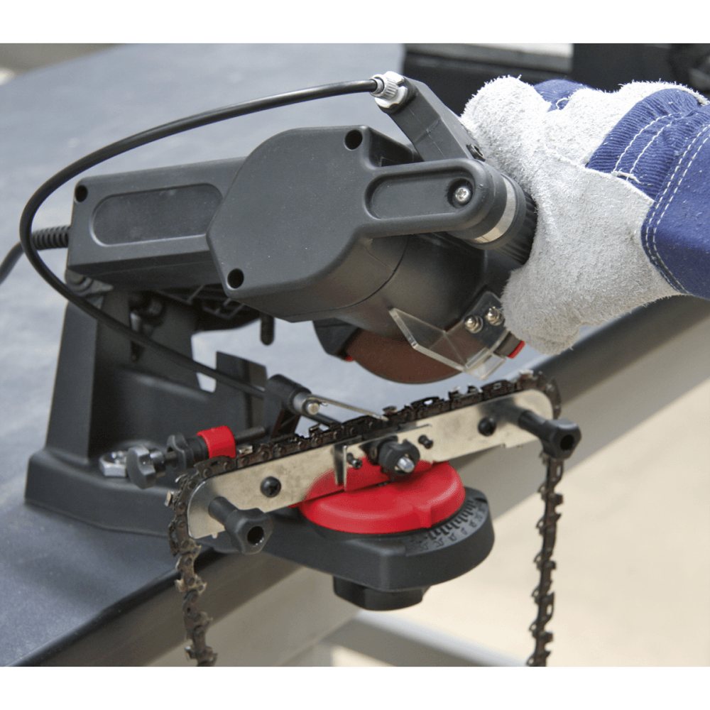 Sealey Chainsaw Blade Sharpener - Quick Locating 85W Model No-SMS2002C