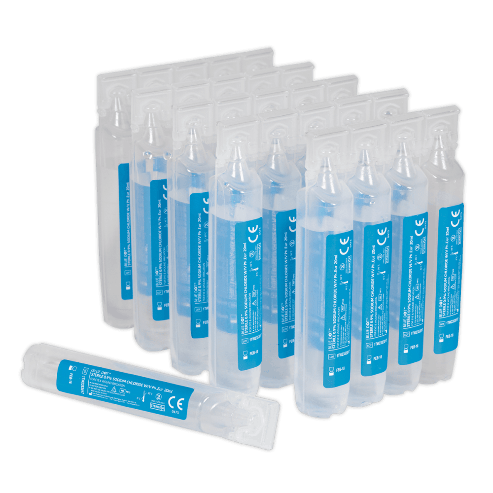 Sealey Eye Wash Solution Pods Pack of 25 Model No-EWS25