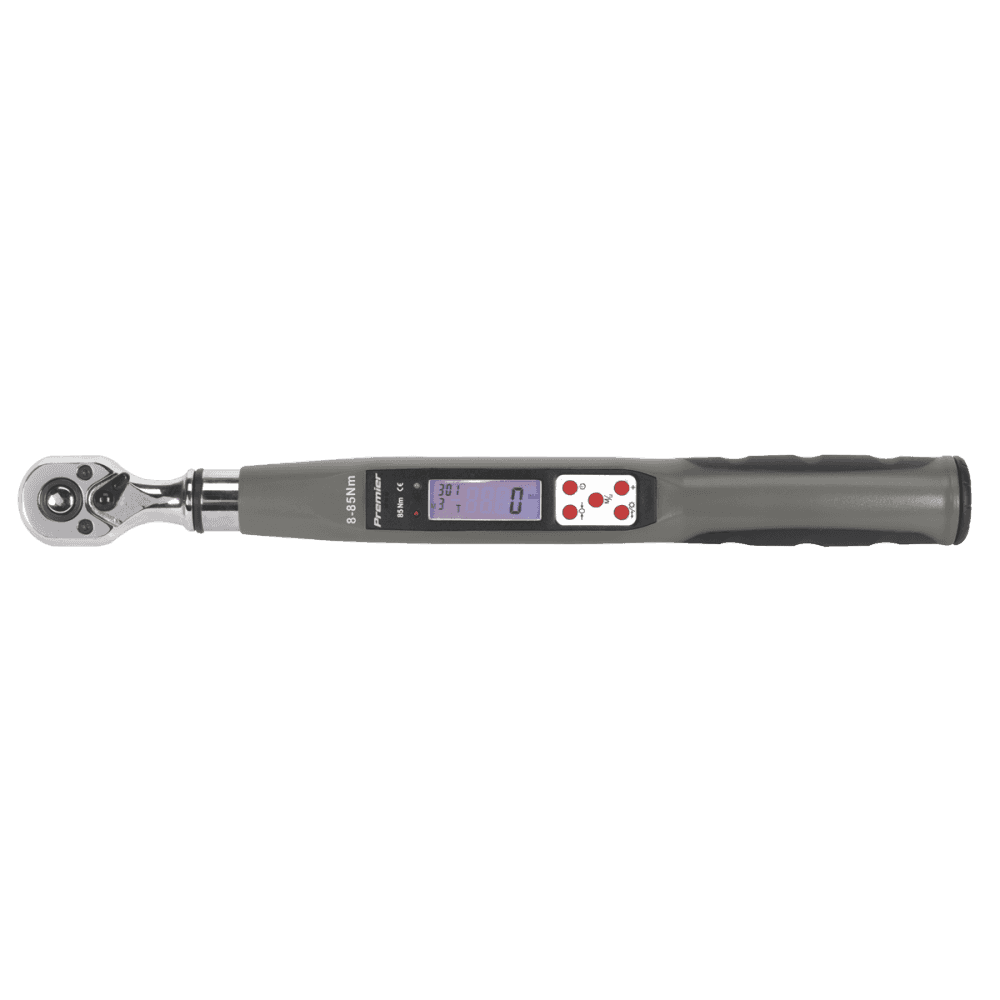 Sealey Torque Wrench Digital 3/8"Sq Drive 8-85Nm Model No-STW308