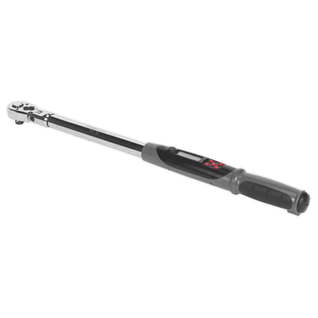 Sealey Angle Torque Wrench Flexi-Head Digital 1/2"Sq Drive 20-200Nm Model No-STW309
