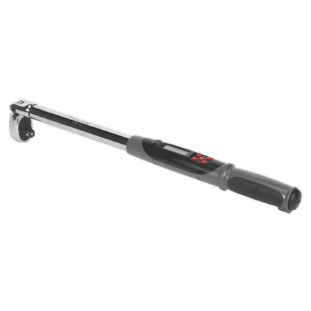 Sealey Angle Torque Wrench Flexi-Head Digital 1/2"Sq Drive 20-200Nm Model No-STW309