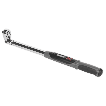 Sealey Angle Torque Wrench Flexi-Head Digital 1/2"Sq Drive 20-200Nm Model No-STW309