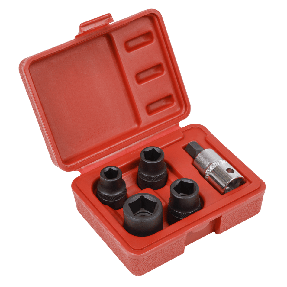 Sealey Brake Calliper Socket Set 5pc 1/2"Sq Drive Model No-VS0464