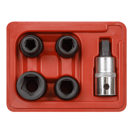 Sealey Brake Calliper Socket Set 5pc 1/2"Sq Drive Model No-VS0464