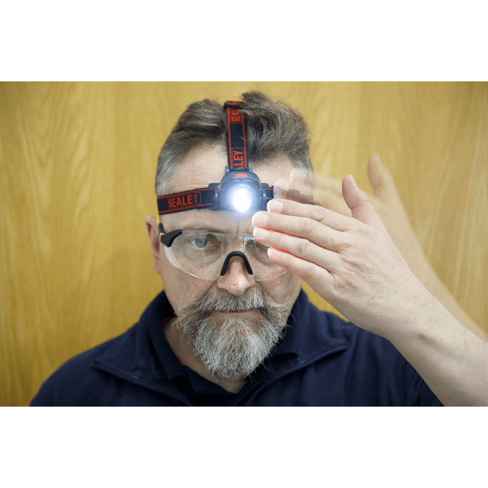 Sealey Head Torch 3W CREE LED Auto Sensor Rechargeable Model No-HT106LED