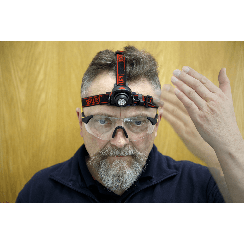 Sealey Head Torch 3W CREE LED Auto Sensor Rechargeable Model No-HT106LED