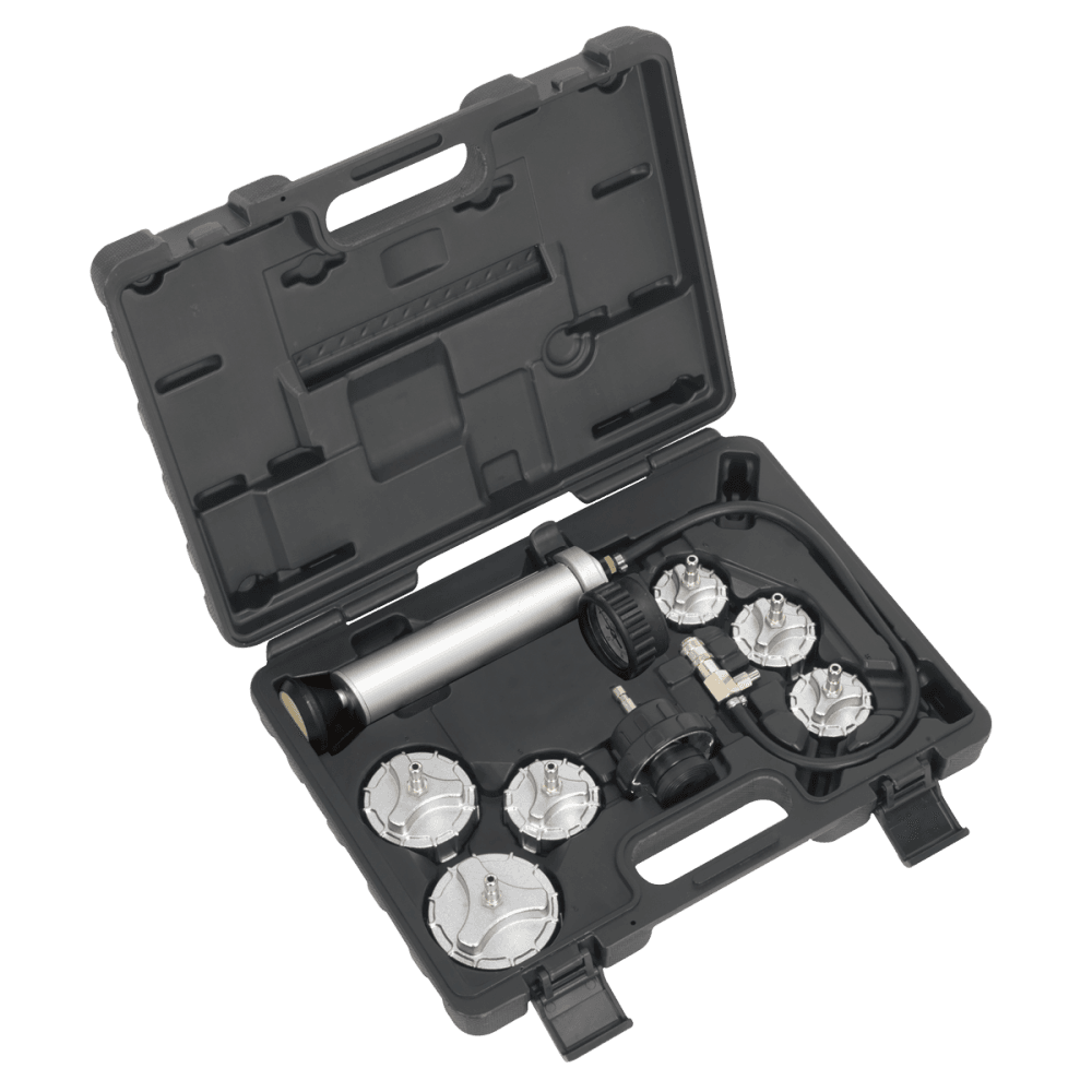 Sealey Cooling System Pressure Test Kit 7pc - HGV Model No-CV0011