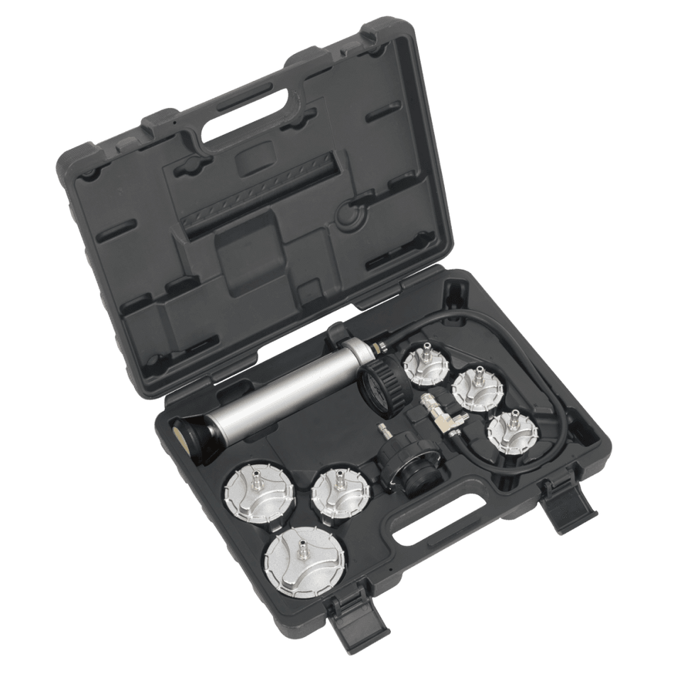 Sealey Cooling System Pressure Test Kit 7pc - HGV Model No-CV0011